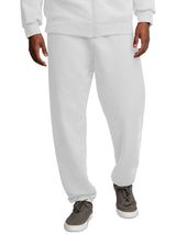 Fruit Of The Loom Mens Eversoft Fleece Elastic Bottom With Pockets, Relaxed Fit, Moisture Wicking, Breathable Sweatpants, White, Large US Fruit of the Loom