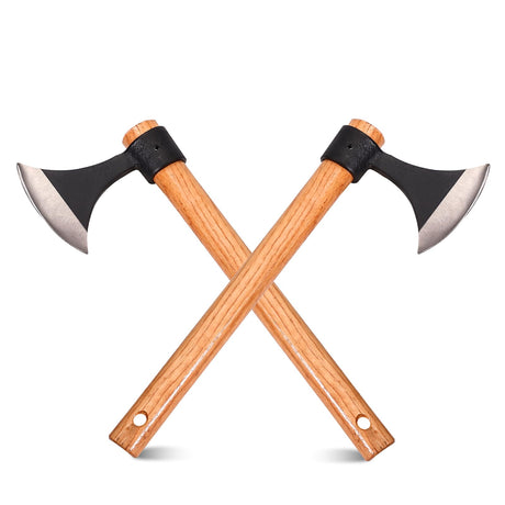 16" Throwing Tomahawks, 2 Pack Throwing Axes with High Carbon Steel & Wooden Handle, Perfect for Axe Throwing Game, Recreation and Competition, Gift for Men Generic