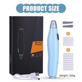 Artist Electric Eraser with 16 Refills Automatic Electric Eraser Portable Pencil Eraser Set for Sketching and Drafting GORBUS