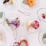 25 Sets Clear Fillable Ornaments Ball in 5 Different Size,Transparent DIY Craft Ball,Plastic Acrylic Fillable Ball for Halloween Christmas Decor Haawooky