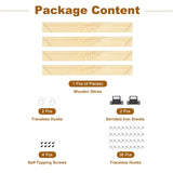 uxcell DIY Canvas Stretcher Bars, 8 x 8 Inch Canvas Frame Wooden Frames Kit Sturdy Stretcher Frames for Oil Paintings Prints Posters uxcell