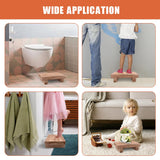 Wood Step Stool,Wooden Utility Step, Toddler Step Stool for Kids, Bathroom Potty Stool, Kitchen Stool, Bed Stool,Small Wooden Step Stool for Bedroom,Children's Stool Denpetec