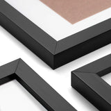 26 Pieces Picture Frames Set Collage Photo Frames Wall Gallery Kit for Wall and Home, Two in 8X10, Five in 5X7, Seven in 4X6, Twelve in 3.5X5 in Black White (Black) Transforcat