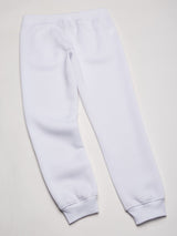 Southpole Boys' Big Active Basic Jogger Fleece Pants, White, Large / 14-16 Southpole