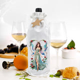 Diamond Art Painting Wine Bottle Gift Bags Kit DIY Linen Wine Wrapping Bags with Diamond Art Design, Champagne Decorative Bags for Christmas, Weddings, Birthdays, and Parties (Fairy) WoodArtSupply
