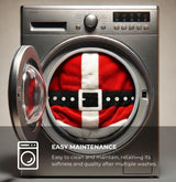 Christmas Premium Throw Blanket for Couch. Fleece Blanket for Bed. Plush Blanket. Super Soft, Fluffy, Fuzzy, Cozy Throw Blankets for Bed. Machine Washable Santa Safdie & Co.