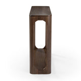 Plank+Beam Forma Console Table, 46 Inch, Solid Wood Sofa Table, Entryway Table for Hallway, Narrow Behind The Couch Table, Console Tables for Entryway, Living Room, Foyer, Easy Assembly, Walnut Plank+Beam