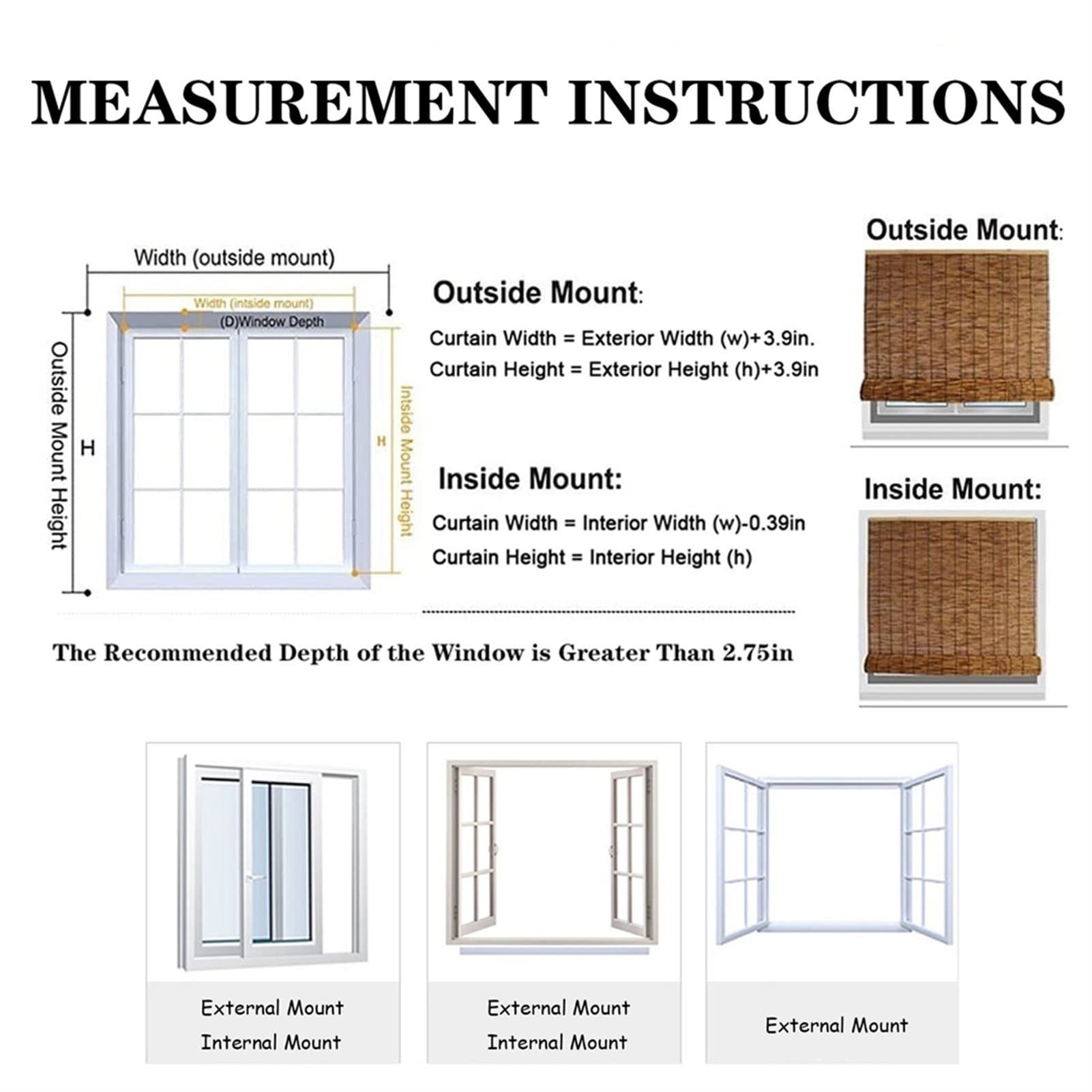 Bamboo Roll-Up Shades - Hand Woven Outdoor Blinds for Privacy and Sun Control - WoodArtSupply