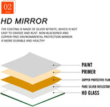 PexFix Arched Full Length Mirror 65''x22'' Arched Wall Mirror Floor Mirror with Stand Full Body Mirror with Gold Wood Frame PexFix