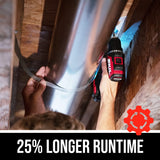 SKIL PWR CORE 12 Brushless 12V 1/2 In. Compact Varible-Speed Drill Driver Kit with 1/2'' Single-Sleeve, Keyless Chuck & LED Worklight Includes 2.0Ah Battery and PWR JUMP Charger - DL6290A-10 Skil