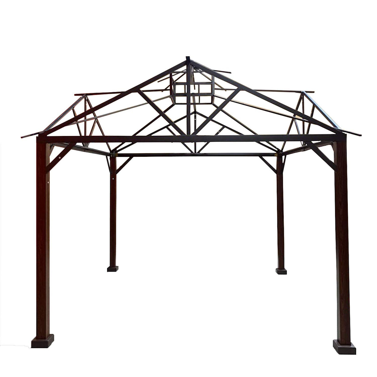 Garden Winds Replacement Canopy Top Cover Compatible with The Style Selections Pitched Roof Gazebo - Upgraded Riplock 350 Fabric - Will Fit Models TPGAZ2307, TPGAZ2307A, TPGAZ2307B, TPGAZ2307D Garden Winds