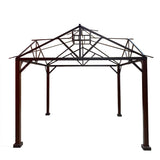 Garden Winds Replacement Canopy Top Cover Compatible with The Style Selections Pitched Roof Gazebo - Upgraded Riplock 350 Fabric - Will Fit Models TPGAZ2307, TPGAZ2307A, TPGAZ2307B, TPGAZ2307D Garden Winds