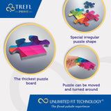 Trefl Eye-SPY Sneaky Peekers: Paris, France 1000 Piece Jigsaw Puzzle Prime 27"x19" Thick Cardboard, Surprising Details, Creative Entertainment for Adults and Children from 12 Years Old Trefl