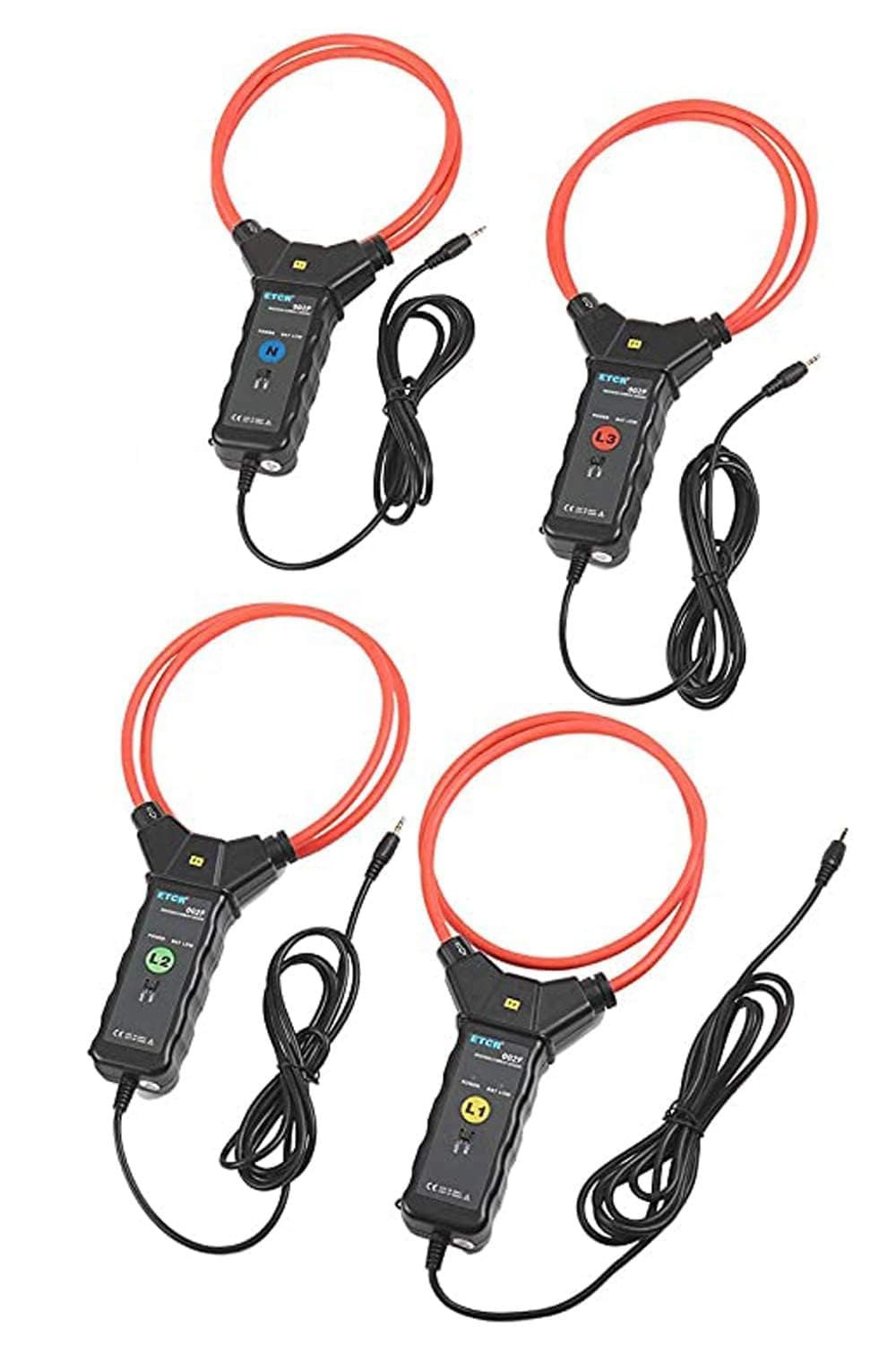 ETCR5000 Power Quality Analyzer 3 Phase Multi-Functional Power Quality Logger with ETCR300F Ф300mm Current Clamp Sensor Range 10A~6000A ETCR