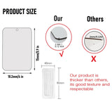 Sublimation Money Card Blanks Father's Day Money Gift Card Holder with Lip Balm Pouches,Lipstick Pouches with Adhesive,Printable MDF Hard Board for DIY Crafts Making for Birthdays Graduation (3PCS) RF REENFAYA