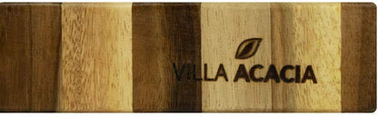 Villa Acacia Extra Large Butcher Block - 24x18 Inch, 2" Thick Wooden Cutting Board - WoodArtSupply