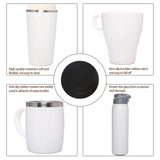 20 Pack Rubber Bottoms for Sublimation Tumblers, Protective Non Slip Silicone Bottoms Tumbler Bumpers, Silicone Coasters Tumbler Rubber Bottom for Skinny Tumblers Water Bottles 12oz/15oz/20oz/30oz Sliverdew