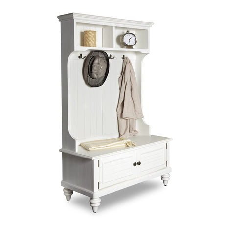 Bermuda White Hall Tree by Home Styles homestyles