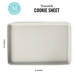 Martha Stewart Gallen 13 x 9 Inch Nonstick Carbon Steel Cookie Sheet - Cool Grey Martha Stewart
