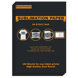 Sublimation Transfer Paper 8.5x11 inch 100 sheets, Heat Transfer Paper for Inkjet Printers, Sublimation Sheets for Light Fabrics and other sublimation blanks WoodArtSupply