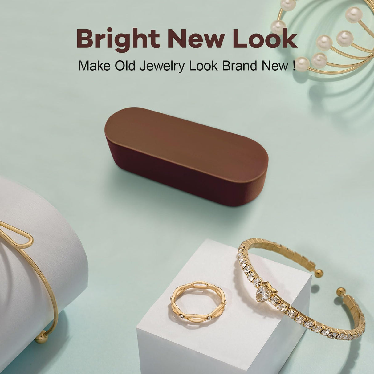 Brown Tripoli Polishing Compound for Buffing Wheel - Buffing Compound for Aluminum & Stainless Steel & Wood(1 Oz/Brown) WENESTR