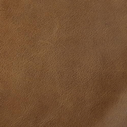 SIMPLIHOME Rex Left Chaise Sofa Module in Full-Grain Genuine Leather, Caramel Brown, 44-inches W x 69.5-inches D, Handcrafted Modern-Style Left-Arm Chaise Lounge Chair for Living Room SIMPLIHOME