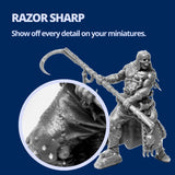 WARGAMER by FauxHammer | Durable Tabletop Miniature Resin | Wash with Water or IPA (1kg) Yes, That's 3D Printed