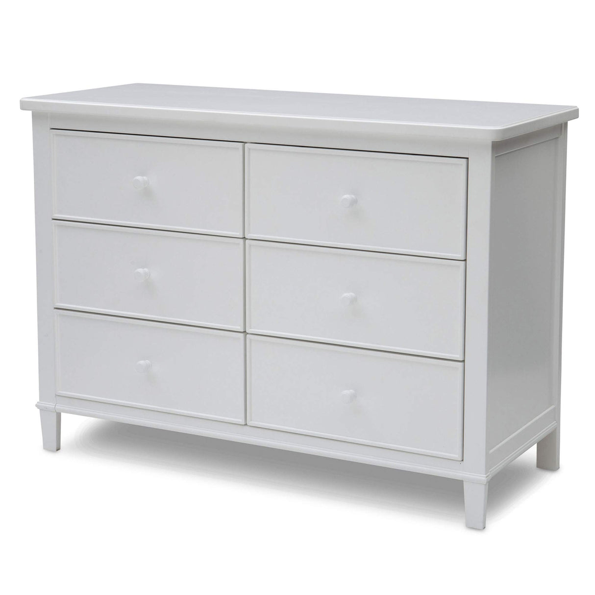 Delta Children Haven 6 Drawer Dresser, Greenguard Gold Certified, White Delta Children