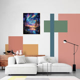 obterie Starry Night Paint by Numbers Kit for Adults Beginner Tree Oil Painting Kit Adult Paint by Number Kits on Canvas DIY Painting for Beginners Art by Numbers for Gifts Home Wall Decor 16x20 Inch obterie