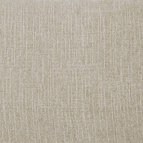 OSP Home Furnishings Eliza Spindle Accent Chair, Linen Fabric with Black Wood OSP Home Furnishings