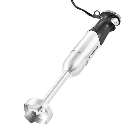 Elite Gourmet EHB1062 Variable Step-less Speed Immersion Hand Blender 500 Watts with Turbo, Stainless Steel Blades, Pressure Controlled Stick Mixer, Sauces, Soup, Smoothies, Baby Food, Stainless Steel Elite Gourmet