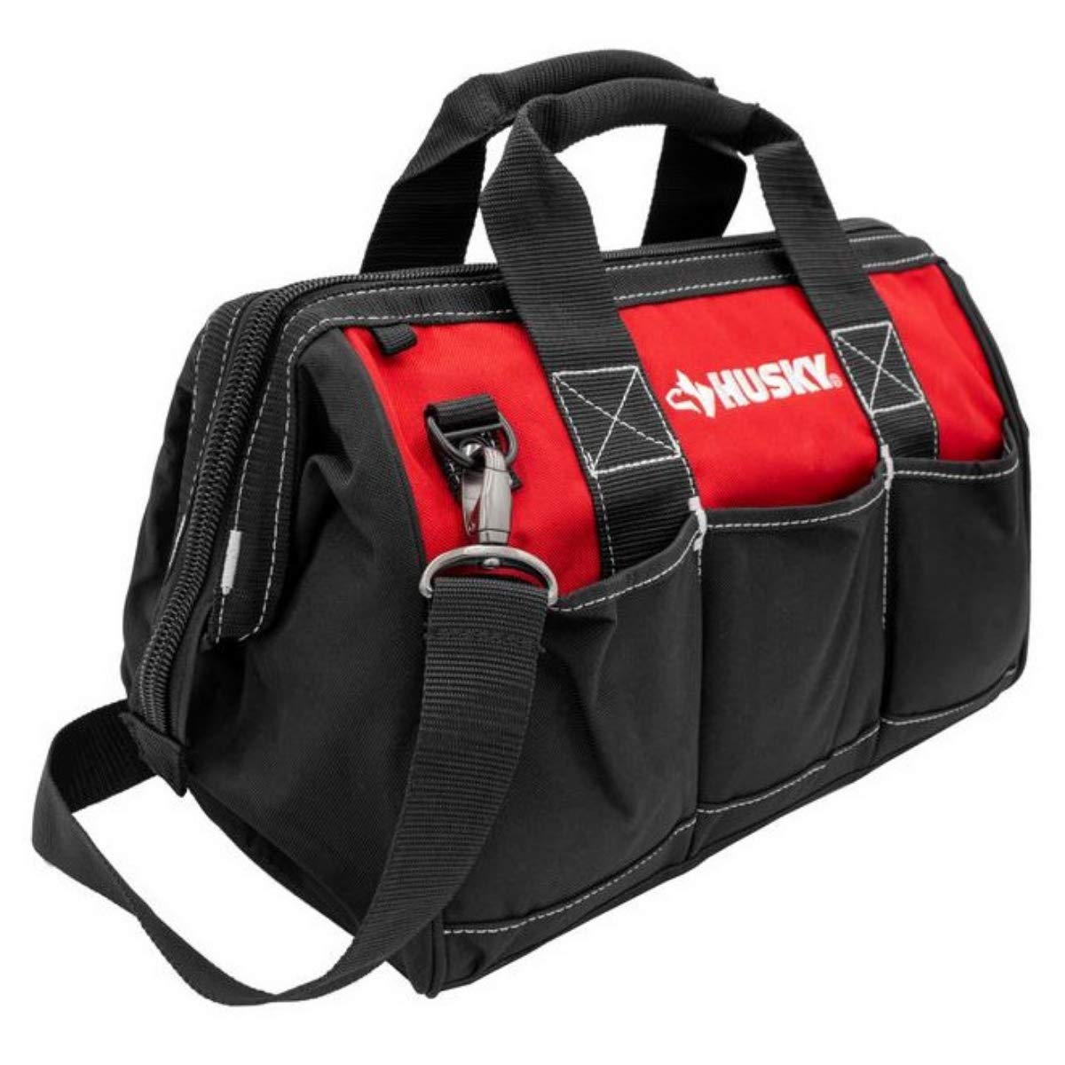Husky 15 Inch Contractor's Multi-Purpose Water-Resistant Tool Bag Husky
