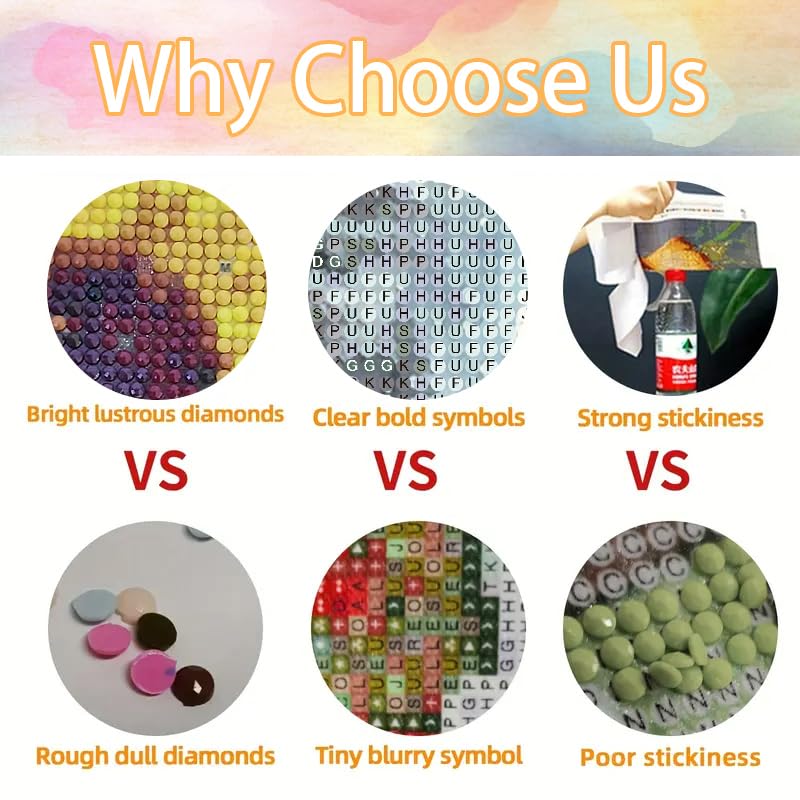 MOMDEDP Diamond Painting Kits for Adults -Forest Bear DIY 5D Diamond Art Kits Full Drill Winter Diamond Dots Paintings with Diamonds Gem Art and Crafts for Beginners Home Decor 12x12inch Animal MOMDEDP