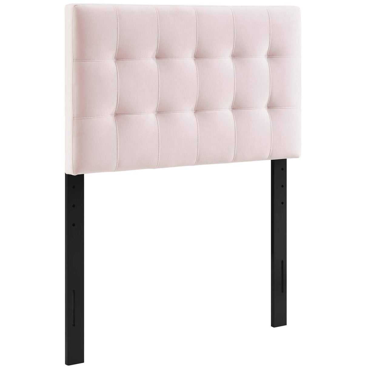 Modway Lily Biscuit Tufted Twin Performance Velvet Headboard, Pink Modway