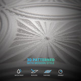 Art3d Decorative PVC Drop Ceiling Tile 2ft x 2ft in White,Glue up Ceiling Panel 24 x 24in.12pcs Art3d