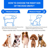 Dog Crate Furniture with 3 Doors,31.5" Large Dog Crate with 2 Drawer & Cushion,Wooden Dog House Kennel for Medium/Large Dog,Dog Crate Table Up to 70 lbs,Indoor End Table Dog House Knowfunn