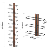 B4Life Wine Rack Wall Mounted for 12 Wine Bottles Wall Wine Rack Wood Wine Racks for Wall, Wine Holder Wall Mounted Wine Bottle Racks for Kitchen, Dining Room, Bar B4Life