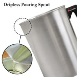 EricX Light Candle Making Pouring Pot, 4 pounds, Dripless Pouring Spout & Heat-resisting Handle Designed Wax Melting Pot, Aluminum Construction Candle Making Pitcher EricX Light