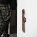 muso wood Shoe Horn 15" Long Handle for Seniors, Wooden Shoehorn for Men Women Kids Elderly Pregnancy - Hang Easily (Walnut) muso wood