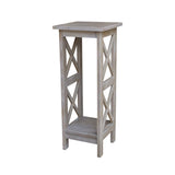 International Concepts 30" X-Sided Plant Stand, H, Gray IC International Concepts