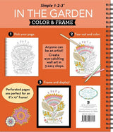 Color & Frame - In the Garden (Adult Coloring Book) New Seasons