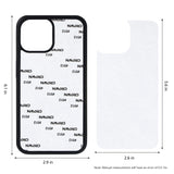 MAIKESUB 5 PCS Sublimation Phone Case for iPhone 13 6.1 Inch Sublimation Blanks Printable Blank Phone Cases Customized Phone Covers for DIY Soft Rubber Protective Shockproof Slim Case Anti-Slip MAIKESUB