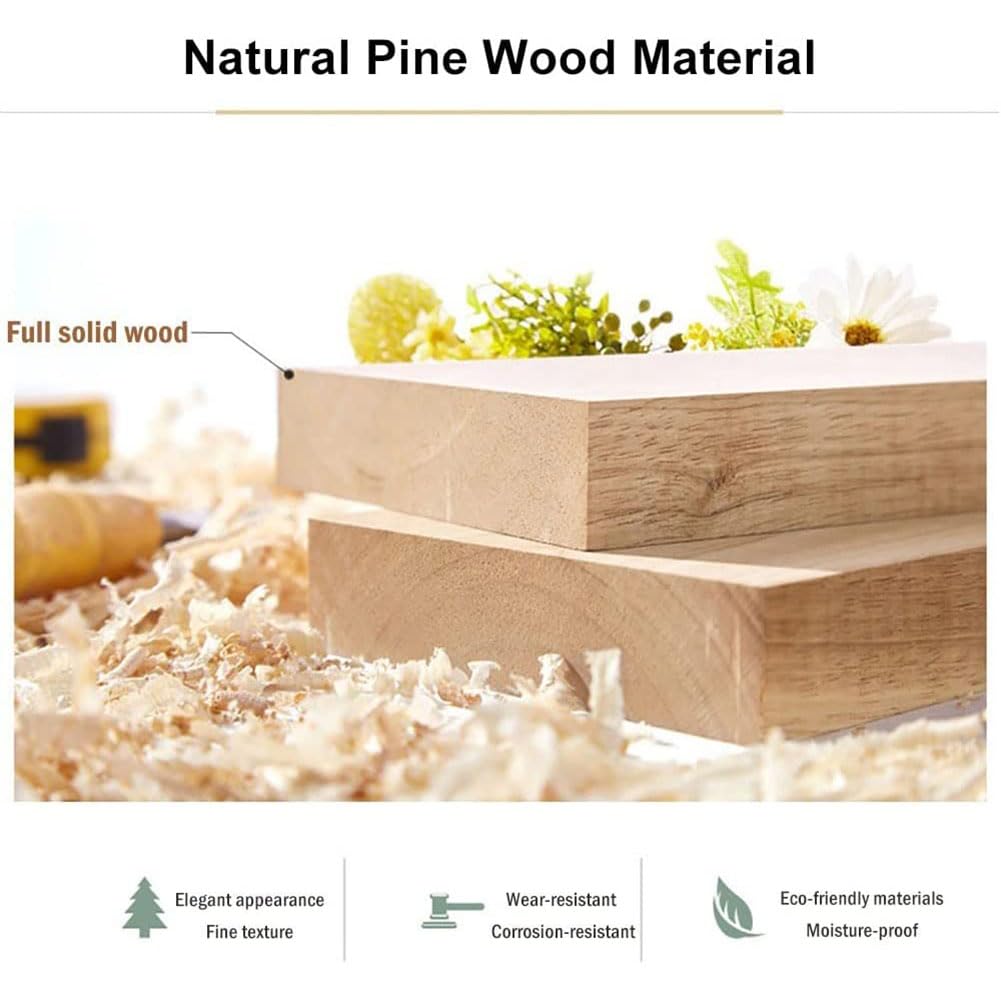 Cafe Door Swinging Door Pine Wood Saloon Door Half Door for Kitchen Partition Doorways Bar, 35.4" x 35.4" Single Dutch Door Includes Hinges, White Painted Finished Pengfei