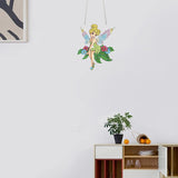 TDFERAN Diamond PaintingPendant Diamond Art Jewelry DIY Fairy Diamonds Art Decoration Kit Garden Window Pendant, Gem Art Hanging Wall Home Window Decoration Adult Digital Painting Crafts TDFERAN