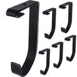 Saderoy 6-Pack Storage Hook for Garage Ceiling Rack & Wall Shelves, Alloy Steel, 70lbs Capacity, Black Saderoy