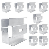 lifgarfe 10Pcs 4x4 Post Base Anchor Concrete Deck Post Bracket Fit for Deck,Patio Or Pergola lifgarfe