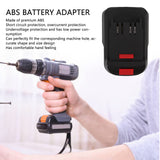 Electric Tool Battery Adapter ABS Short Circuit Woodworking Tool Machine Battery Converter for WORX 18-20V Woodworking Adapter Garosa