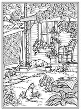 Creative Haven Home Sweet Home Coloring Book (Adult Coloring Books: Calm) Dover Publications