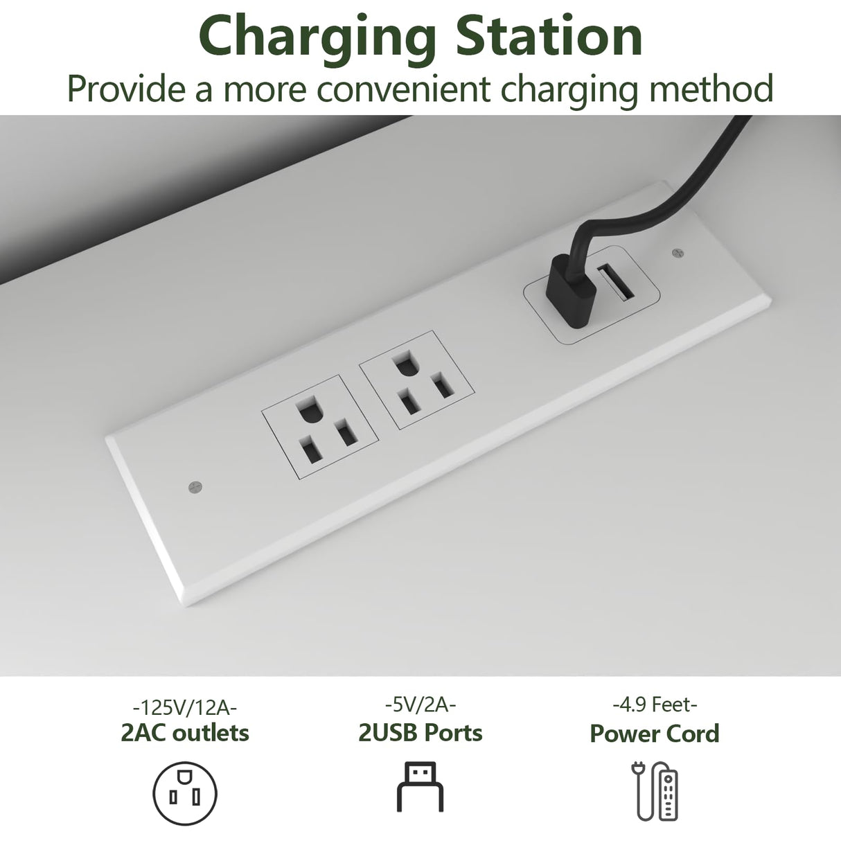 9 Drawer Dresser with Power Outlet, Dresser with LED Light, Modern Chest of Drawers for Closet, Triple Wide Drawer Organizer Cabinet for Bedroom, Living Room, Entryway, Hallway (White, 9 Drawers) Gyfimoie