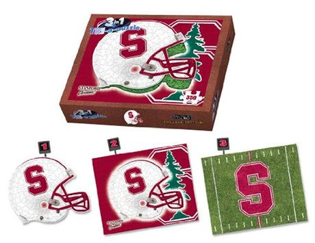 Stanford University Cardinals Football Tri-a-Puzzle 3 in 1 Puzzle Set, 350 pc WinCraft